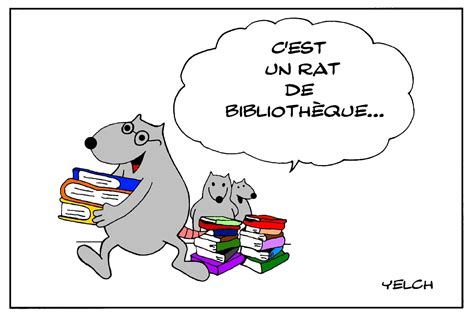 Rat de bibliothèque .